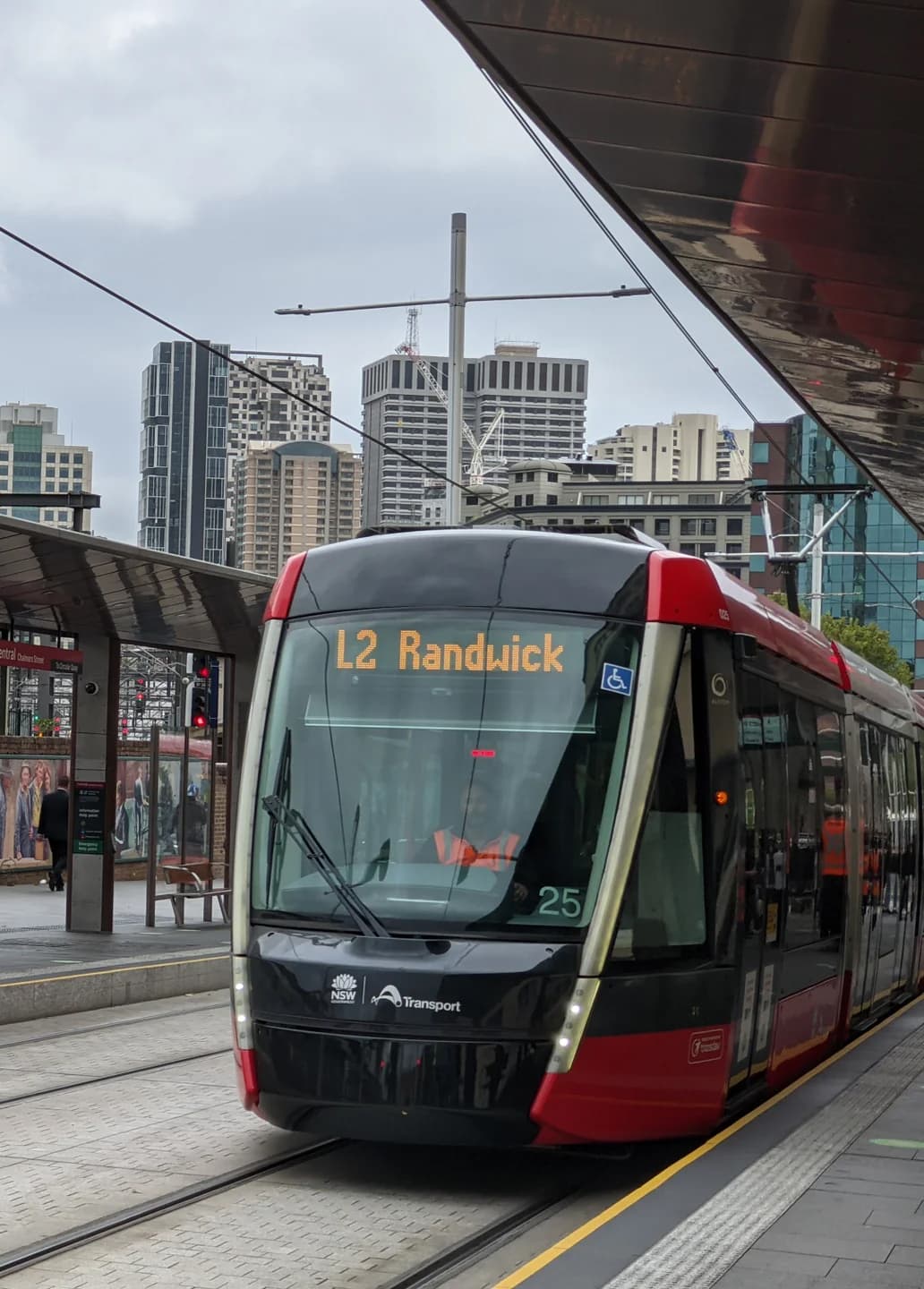 Sydney Chalmers Street light rail stop
